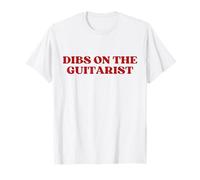 Dibs on The Guitarist Y2k Aesthetic Trendy T-Shirt