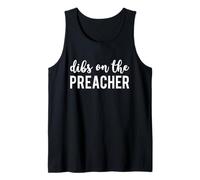 Dibs on The Preacher Funny Preacher's Wife Débardeur