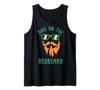 Dibs on The Redbeard Ginger Beard St Patricks Day Cheveux Débardeur
