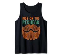 Dibs on The Redbeard Ginger Cheveux Rouges Barbe St Patricks Débardeur