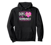 Dibs on The Trombonist Romantique Saint-Valentin Sweat à Capuche