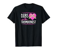 Dibs on The Trombonist Romantique Saint-Valentin T-Shirt