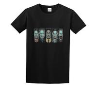 Dibujos De Breaking Bad Unisex 100% Cotton Short-Sleeve T-Shirts Black XL
