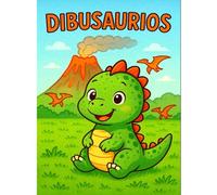 Dibusaurios ABC: Un divertido libro de colorear con dinosaurios para aprender el abecedario