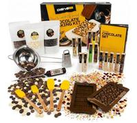 DIBYS Kit Chocolat DIY, 450g - 3 Chocolats & 12 Garnitures, Coffret Cadeau