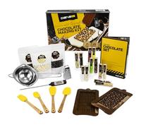 DIBYS Kit DIY Chocolat à faire soi-même | Coffret de Chocolat avec ingrédients naturels et 12 garnitures | Idée cadeau pour enfants & adultes | Idéal pour les anniversaires & Noël | Kit cuisine