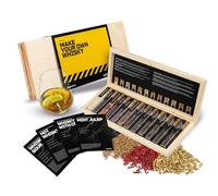 DIBYS Mini kit whisky | 12 épices pour Cocktails DIY | Coffret avec 4 Recettes, Lexique & Boîte en Bois | Cadeau pour Homme & Femme | Kit whiskey à faire soi-même | Infusion & fabrication