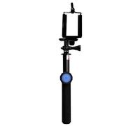 Dicapac-2S-DP Action Selfie Stick monopod avec Support Universel (Remote Control Waterproof Bluetooth 4.0) Noir