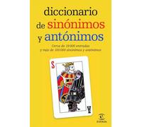 Diccionario de sinónimos y antónimos