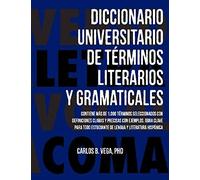 Diccionario Universitario De Terminos Literarios Y Gramaticales