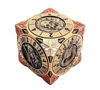 Dice, 2025 Nouveau Jeu de dés DND Spinner, dés polyédriques de Jeu de rôle, dés en métal 7 en 1 avec Relief 3D, Ensemble de Jeu de rôle pour fête avec boîte (B)