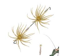 Dice Baits - Lot de 2 leurres souples flottants réalistes - Pour la perche, l'eau douce et l'eau salée, les rivières, les lacs, les ruisseaux, les réservoirs, les rivières