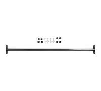 Dice - Barre gymnastique thermolaqué avec fixations 125 cm Anthracite G