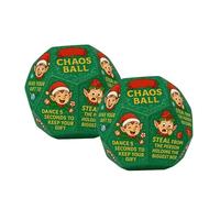 Dice de Jeu de fête d'échange hilarant, Santa Swap Gift Exchange Dice, 12 Jeux familiaux différents de côtés, Creative Christmas Stocking Stuffers Gift Exchange Dice Games Contre garçons (2pcs)