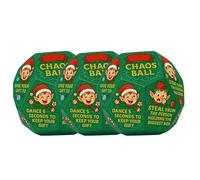 Dice de Jeu de fête d'échange hilarant, Santa Swap Gift Exchange Dice, 12 Jeux familiaux différents de côtés, Creative Christmas Stocking Stuffers Gift Exchange Dice Games Contre garçons (3pcs)