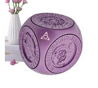 Dice De Jeu - Dice En Rotation En Métal, Cube Rotatif En Métal, Cube Esthétique 7 En 1, Jouet Géométrique Du Spinner Du Doigt | Jouer À Des Accessoires De Jeu De Société Ou À Rassembler Les Adolescent