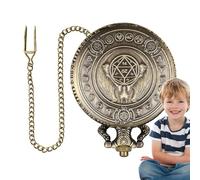 Dice de montre de poche, kit de dice en métal rétro, kit de dice RPG, jeu de jeu polyhédral, jeu de rôle, dice de table rétro, pour RPG, kit de dice polyhédrale, vintage pour jeux