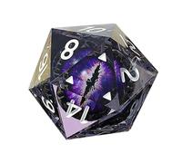 Dice Dice - Dices de globe oculaire, jeu de dés RPG | Dragon Dice Dit Dit Dit HATE CABAGE RPG RPG Dice Set de bords tranchants belles inclusions pour la collection de jeux esthétiques