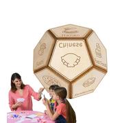 Dice For Kids - Dice | Jeux de société | Dés à 12 côtés, jeu de décisions drôles Dice Polyédrique | Jeu de société de prise de décision pour les voyages scolaires sortants Dates de
