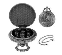 Dice Games, Game Dice Watch Case, Watch Shell Dice Game Set, Retro Design Role Playing Toy for Friends Parties, Family Gatherings, Theme Parties, and Other Holidays, Alloy Materials