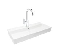 Dice mitigeur lavabo à levier tactile, taille L + Vasque à poser Swiss Aqua Technologies 60x40x12,5 cm (BA2-G1018710000-05)