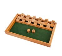 Dice Number Fl-ip Jeu, Jeu De Société En Bambou Pour Enfant, Jeux De Dés 12 Chiffres Pour 1 À 2 Joueurs, Numéros De Jeu De Dés En Bambou, Jeu De Rassemblement Fermé En Bambou Pour Enfant, Adultes