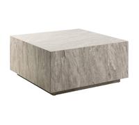 Dice table basse gris.