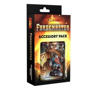 Dice Throne | Dice Throne Forgemaster Accessory Pack | Accessoire Premium De Jeu De Plateau, Figurine Héros Peinte, Jetons Acryliques, 50 Protège Cartes, 3 Cartes Bonus | 1+ Joueurs | Durée Variable