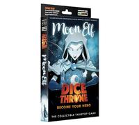 Dice Throne | Dice Throne Moon Elf Hero Pack | Jeu De Dés, Cinq Dés Personnalisés Et 32 Cartes Héros | 2 À 4 Joueurs | 90 À 120 Minutes