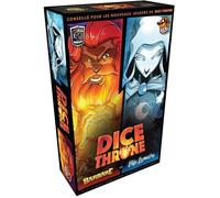 Dice Throne Saison 1 - Barbare vs Elfe Lunaire, jeu de dés stratégique, 2-6 joueurs, dès 8 ans