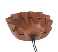 Dice Tray | Foldable Game Desk Organizer With Drawstring Design | Leather D