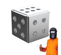 Dice Welding Coupon Kit - Beginner Practice Set, Metal Training Pieces DIY Exercise Skill Development Tool Portable Welder Accessory| Handmade Equipment with Safety And technque Guidance For Welders