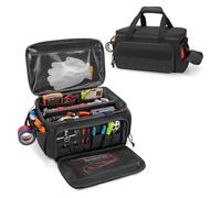 diceevil Sacoche à outils portable, boîte à outils, organisateur, rangement, sac de travail multifonctionnel pour réparateur, électricien