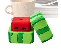 Diceps De Pastèque, Jetons De Jeu Éducatif, Accessoires De Jeu De Plateau De Dessins Animés, Idée Présente Prudente, Utilisations Multiples, 4 Cm, pour Jouer en Famille