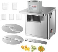 Dicer à légumes et fruits avec 6 lames pour couper en dés, trancher et dénuder - Solution efficace de préparation des aliments