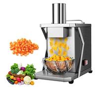 Dicer électrique commercial 200 W, robot de cuisine automatique avec lames en acier inoxydable, capacité de 50 kg en 20 minutes, hachoir à légumes pour oignons, pommes de terre, carottes, fruits, lame