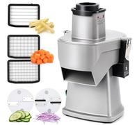 Dicer professionnel pour légumes et fruits - Coupe-aliments multifonction pour dés, déchiquetage, tranches et facile à nettoyer pour la préparation de la cuisine