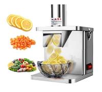 Dicer professionnel pour légumes et fruits, machine de découpe cube à usage domestique avec 5 lames de découpe et 1 lame à trancher pour une préparation efficace des aliments