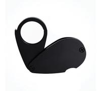 Dichroscope conçu pour l'analyse du pléochroisme dans des pierres colorées transparentes avec cadre en aluminium stable (noir)