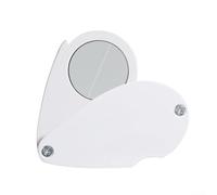 Dichroscope pour évaluateurs de bijoux avec lentille de 21 mm et design en alliage d'aluminium pour observer plusieurs couleurs dans une seule pierre précieuse (blanc)