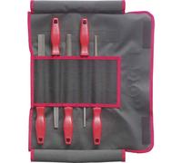 Dick 13082020 Assortiment de limes d'atelier Hieb 2, 5 pièces, différentes formes Longueur 200 mm 1 set