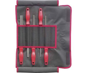 Dick 13082020 Assortiment de limes datelier Hieb 2, 5 pièces, différentes formes Longueur 200 mm 1 set