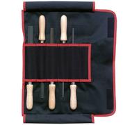 Dick 13082020H Assortiment de limes d'atelier Hieb 2, 5 pièces, différentes formes Longueur 200 mm 1 set