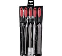 Dick 1314202-2K Jeu de limes, 5 pièces avec poignée à deux N° 4192, Multicolore