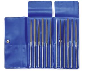 Dick 21001430 Jeu de limes à aiguille Hieb 3, 12 pièces dans un sac en plastique Longueur 140 mm 1 set