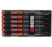 Dick 2160142-2K Lime aiguille 140 mm 6 pièces, Multicolore