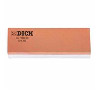 Dick 713-60000 Pierre à aiguiser 200x50x25 mm Granulométrie 360 & 1000, orange/blanc