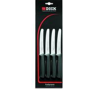 Dick 857-00032 Set de couteaux universels PRO DYNAMIC, argent/noir (lot de 4)