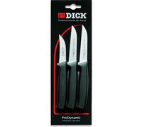 Dick 857-00042 Set de couteaux de cuisine 3T PRO PRO DYNAMIC, argent/noir (1 set)