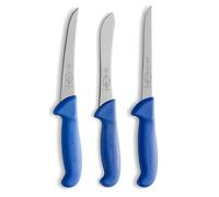 DICK F 82559100 ErgoGrip Set de 3 couteaux à désosser 15 cm flexible, A couteau 15 cm, couteau de tri 15 cm, HRC 56°
